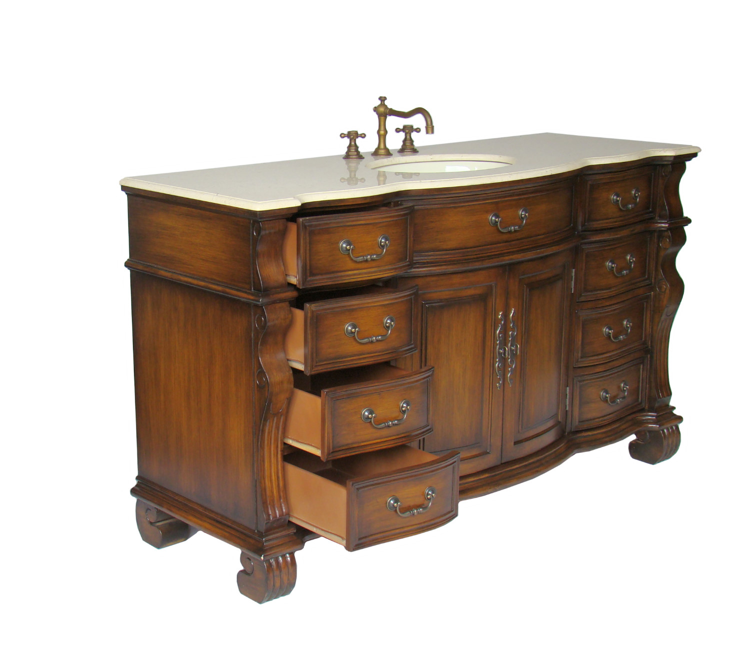 60Inch Ohio Vanity Bathroom Vanity Sale Single Sink Vanity